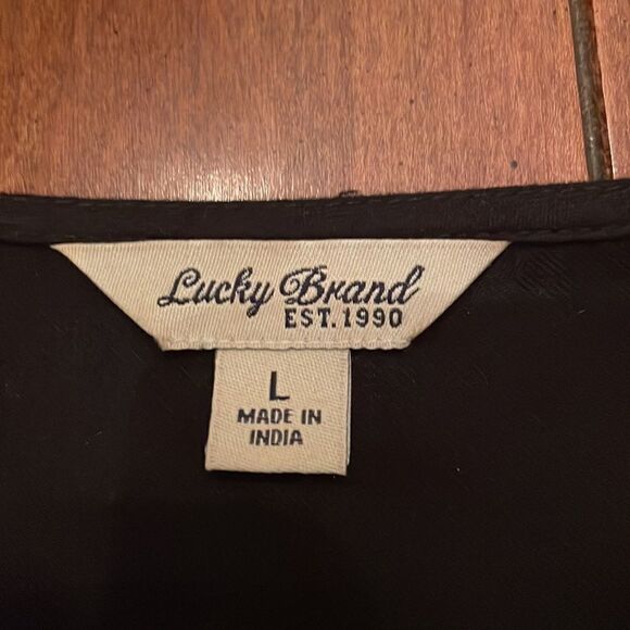 Lucky Brand Lace Up Dress - L - Picture 5 of 7